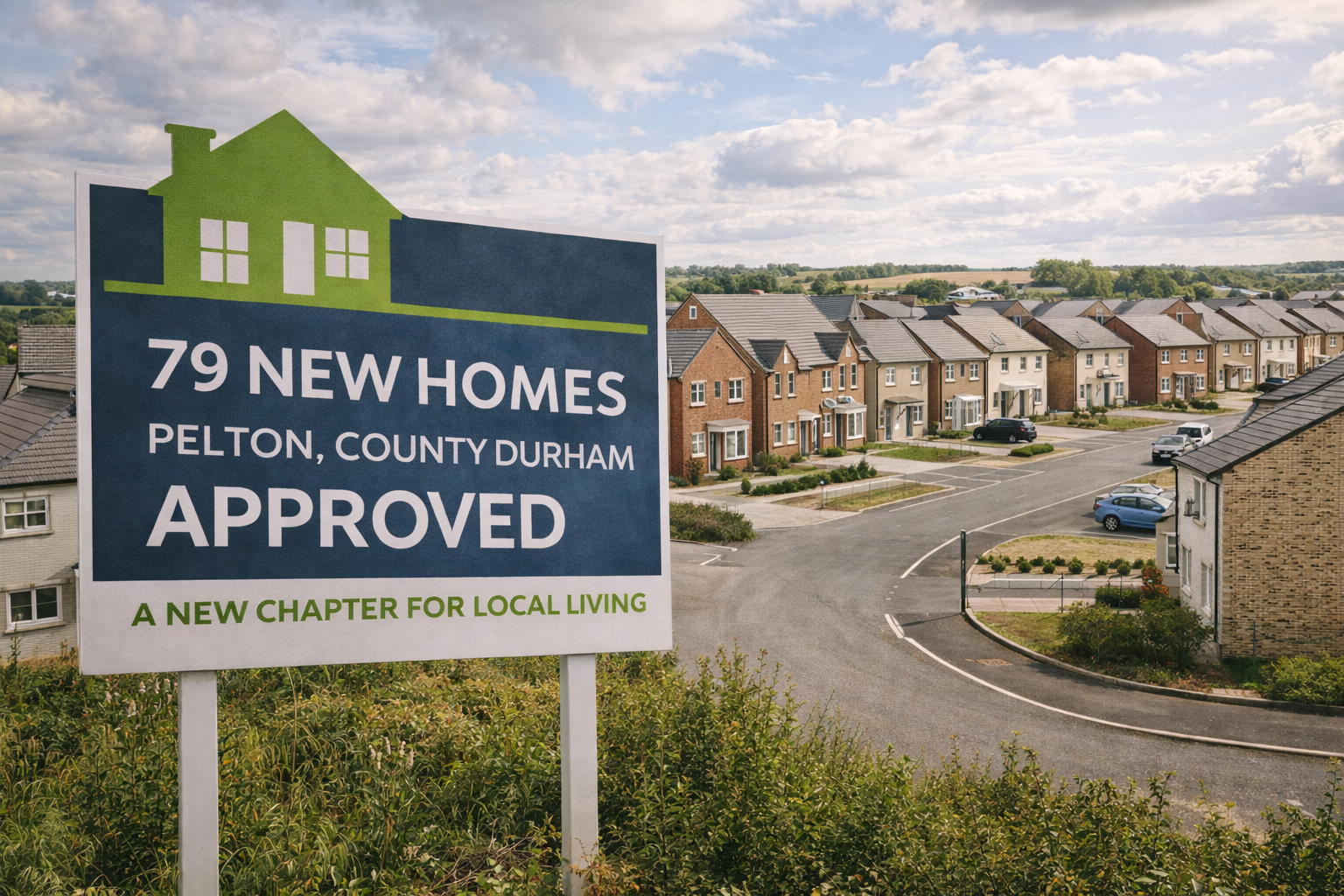 79 new homes in Pelton County Durham