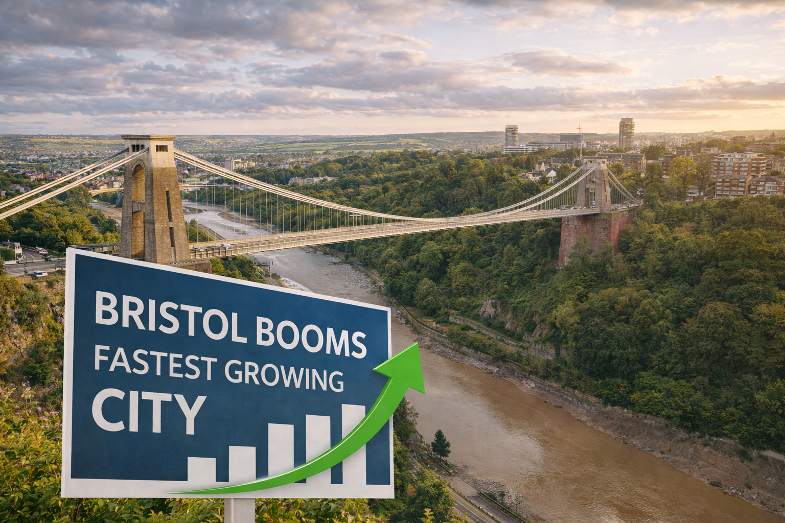 Bristol booms as fastest growing regional city