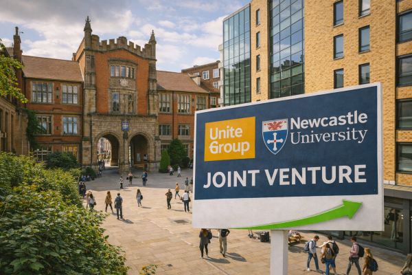 Unite Group Newcastle University joint venture